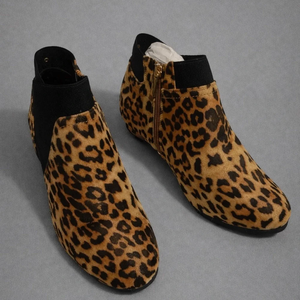 Cloudwalkers animal print Kiera ankle boot